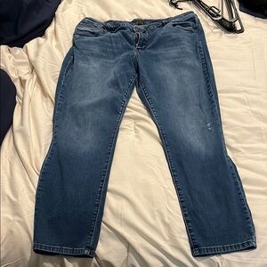 Kut Blue Women's Straight Ankle Jeans